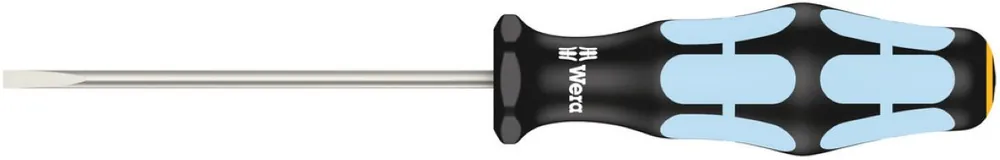 Wera 05032001001 3335 Tournevis à couper, acier inoxydable, 0,5 x 3 x 80 mm