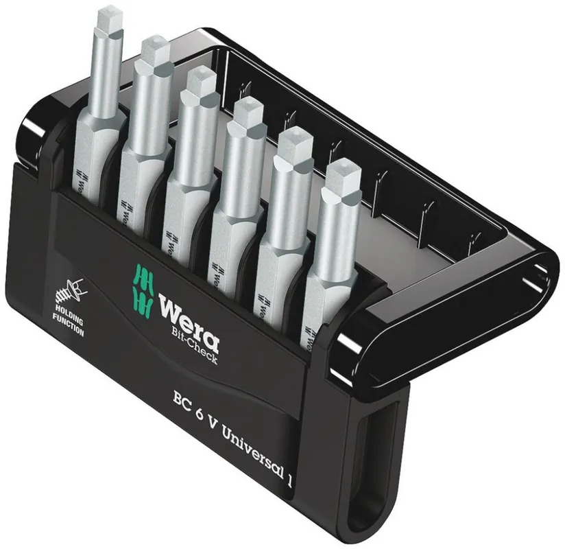 Wera 05056478001 Bit-Check 6 V Universel 1, 6 pièces