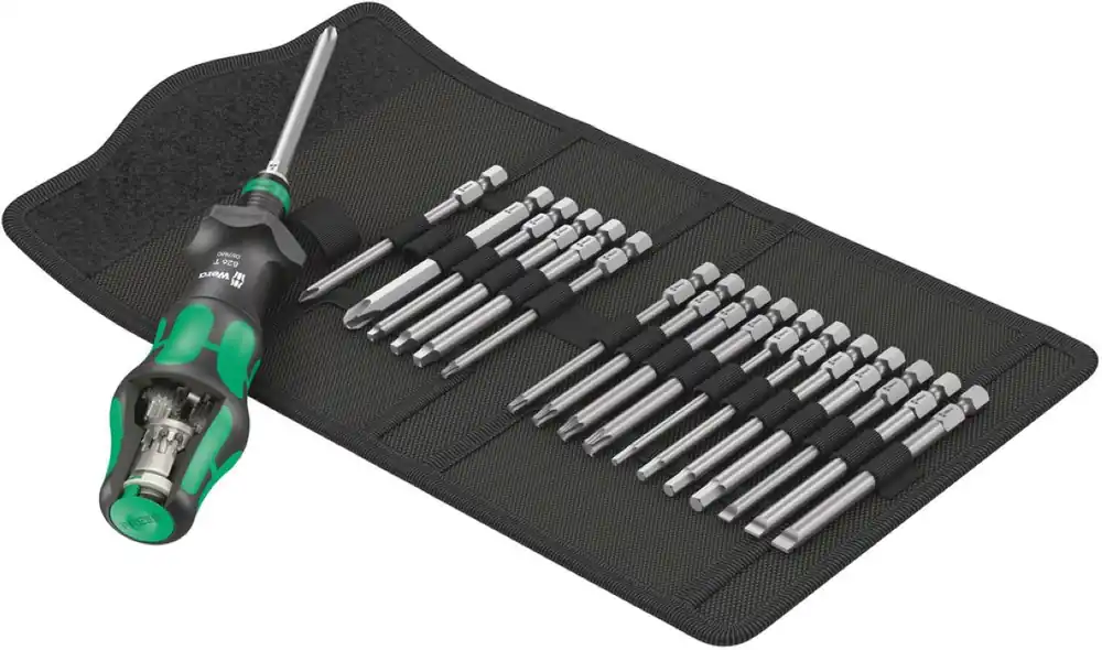 Wera 05057483001 Kraftform Kompakt Turbo Imperial 1, 15 pièces