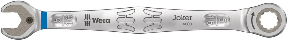 Wera 05073280001 6000 Joker Clé à douille et à anneau, pouce, 5/16" x 144 mm