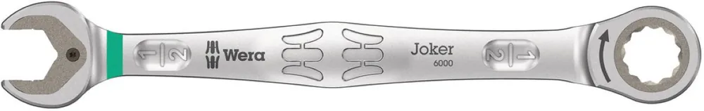 Wera 05073283001 6000 Joker Clé à douille et à anneau, pouce, 1/2" x 177 mm