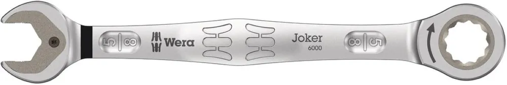 Wera 05073285001 6000 Joker Clé à douille et à anneau, pouce, 5/8" x 212 mm