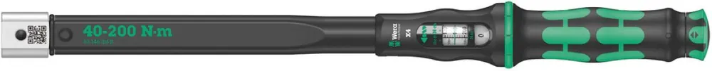 Wera 05075654001 Clé dynamométrique Click-Torque X 4 pour outils à plaquettes, 14x18 x 40-200 N m