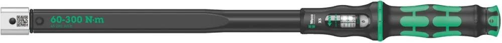 Wera 05075655001 Clé dynamométrique Click-Torque X 5 pour outils à douille, 14x18 x 60-300 N m