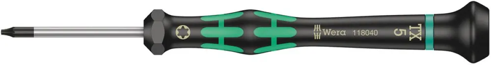 Wera 05118035001 2067 Kraftform Tournevis Micro TORX®, TX 1 x 40 mm
