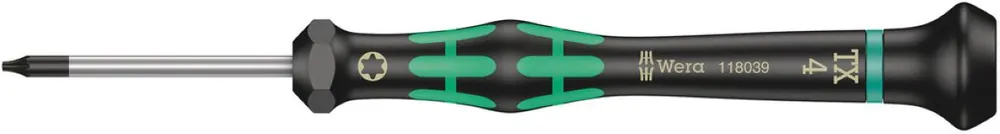 Wera 05118039001 2067 Tournevis Kraftform Micro TORX®, TX 4 x 40 mm