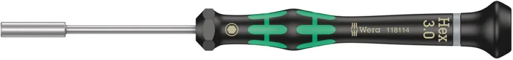 Wera 05118114001 2069 Tournevis Kraftform Micro Cap, 3 x 60 mm