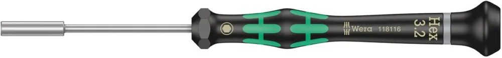 Wera 05118116001 2069 Tournevis Kraftform Micro Cap, 3,2 x 60 mm