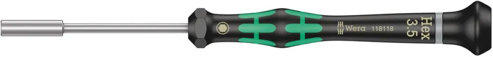 Wera 05118118001 2069 Tournevis Kraftform Micro Cap, 3,5 x 60 mm
