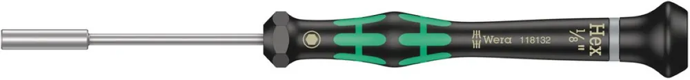 Wera 05118132001 2069 Tournevis Kraftform Micro Cap, 1/8" x 60 mm