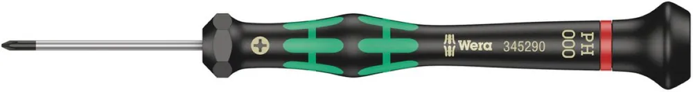 Wera 05345290001 2050 PH Tournevis micro Phillips Kraftform, PH 000 x 40 mm