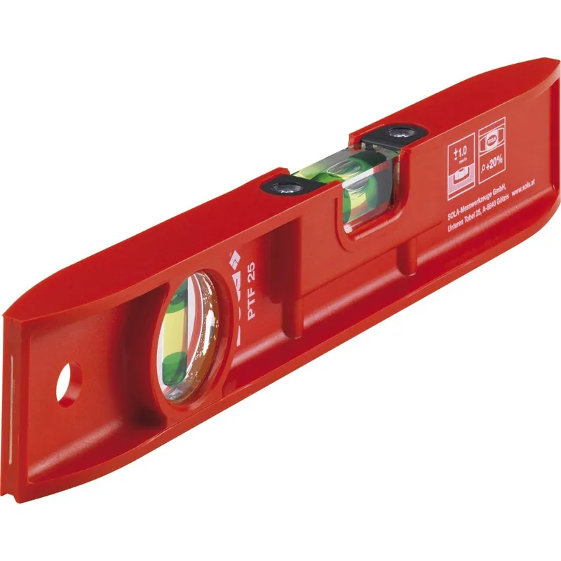 Sola 01412201 PHF 25 Niveau à bulle en plastique 250mm
