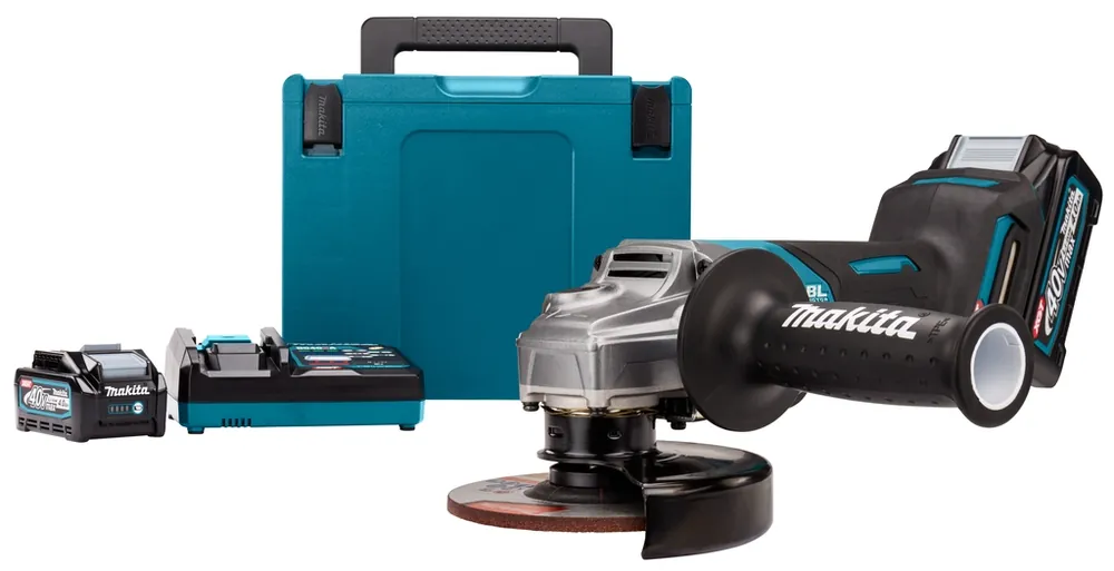 Makita GA013GM201 Meuleuse d‘‘angle 125mm 40V 4.0Ah Li-Ion dans Mbox