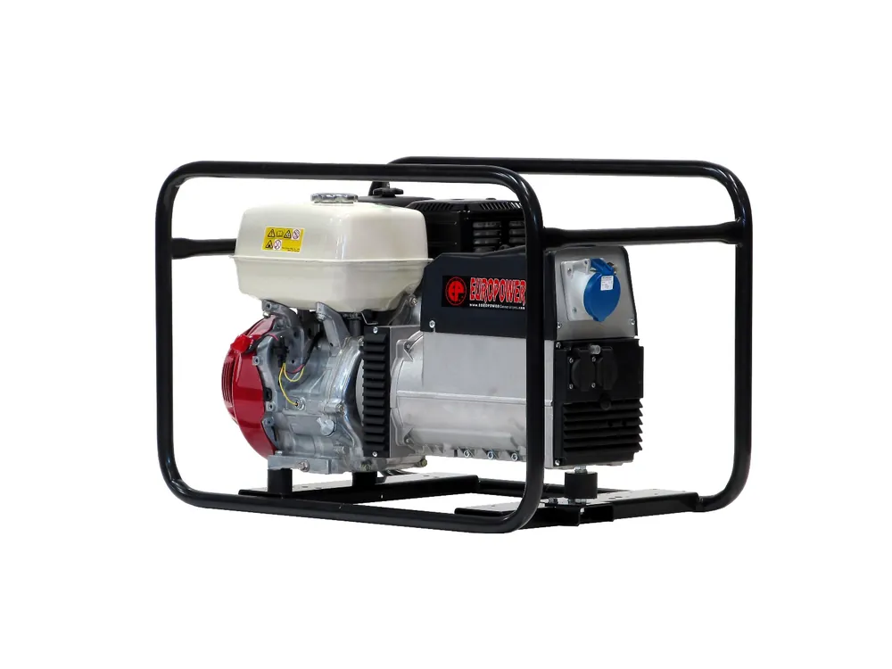 Europower 950000700 Groupe électrogène standard EP7000 7 KVA moteur à essence 230/230 Volt