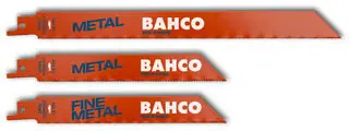 Bahco 3940-METAL-SET-5P Jeu de lames de scie à guichet Métal 5 pièces