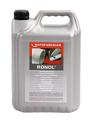 Rothenberger Accessoires 65010 Huile de filetage RONOL®canister 5 litres