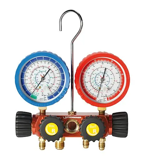 Rothenberger Accessoires 170608 Jeu de collecteurs, 4 voies II Plus, R410A