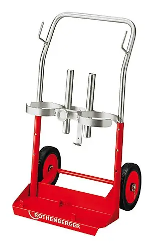 Rothenberger Accessoires 35354 Chariot pour bouteilles de gaz de 5 et 10 l