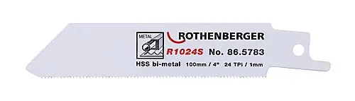 Rothenberger Accessoires 865783 Lame de scie universelle, 100x20x0,9