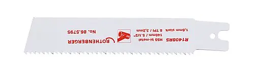 Rothenberger Accessoires 865795 5X Lame de scie universelle U HSS BIMETAL 200X25X1.6 TPI 8