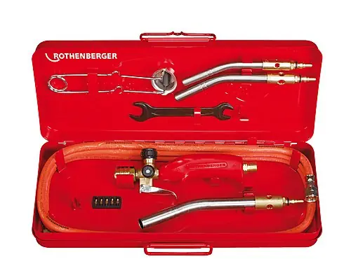 Rothenberger 31094 TURBOPROP dispositif de soudage dur et tendre, 12-15-18 mm, avec régulateur de propane
