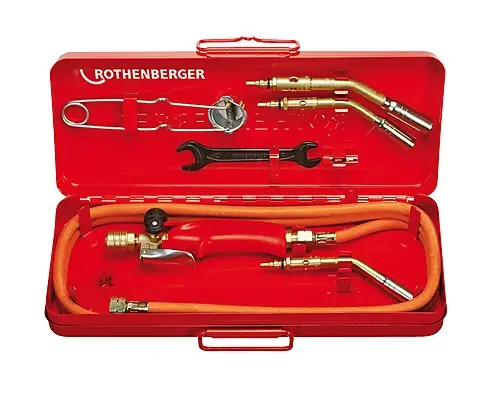 Rothenberger 31091 Set AIRPROP, 14-16-19 mm, avec régulateur