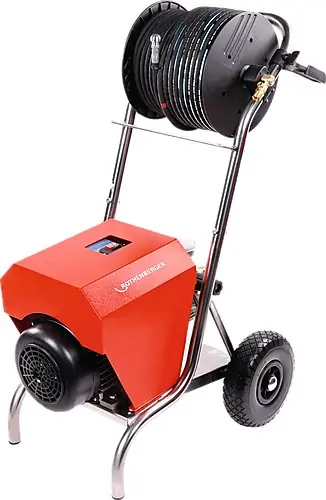Rothenberger 76070 HD 17/190 Nettoyeur haute pression à eau froide avec enrouleur de tuyau 190 Bar 400 Volt