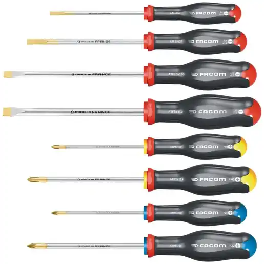 Facom AT.J8PB Jeu de 8 tournevis Protwist