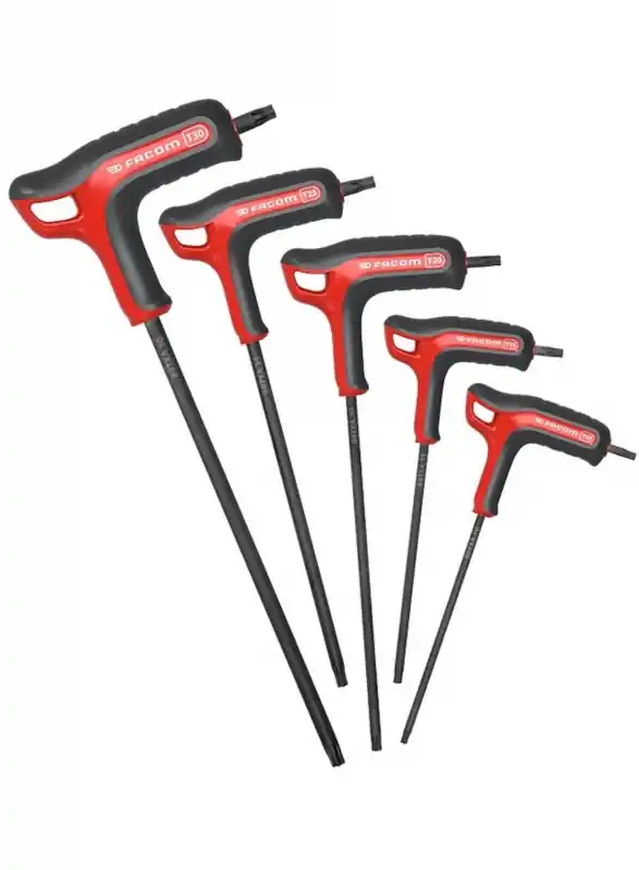 Facom 89TXA.PB Jeu de 5 clés Allen Torx ‘Pistolet‘ (Pistol)