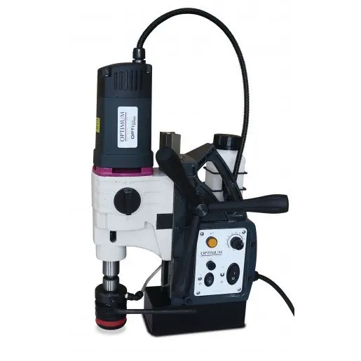Optimum 713071236 DM36VT Perceuse magnétique, vitesse variable / fonction taraudage ø 36 x 35 mm OptiDrill