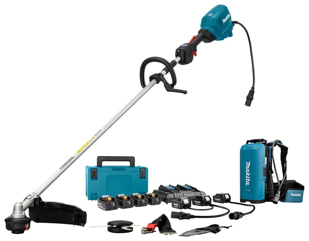 Makita UR201CPT4J Débroussailleuse 36V PDC01 inclus et kit de démarrage 197626-8
