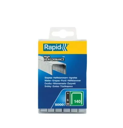 Rapid 40303088 Agrafes à fil plat No. 140 6 mm 5,000 pcs.