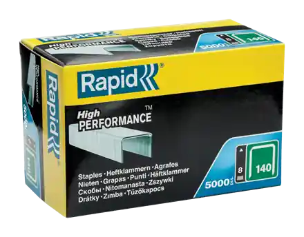 Rapid 11908111 Agrafes à fil plat Rapid n° 140 8 mm 5 000 pcs.