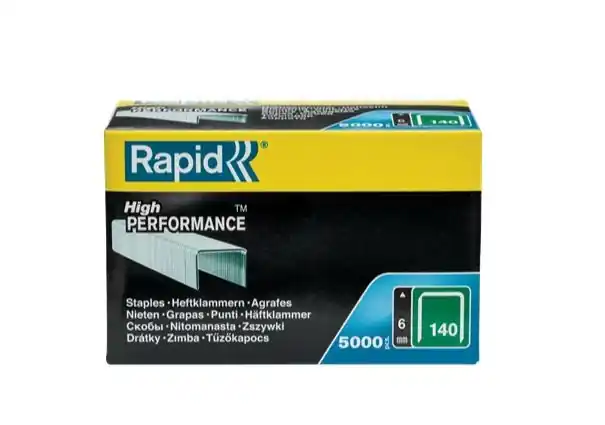 Rapid 11905711 Agrafes à fil plat No. 140 6 mm 5,000 pcs.