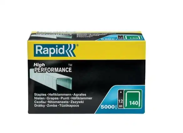 Rapid 11912311 No. 140 agrafes à fil plat 12 mm 5.000 pièces