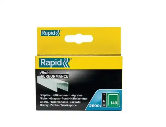 Rapid 11905731 Agrafes à fil plat No. 140 6 mm 2,000 pcs.