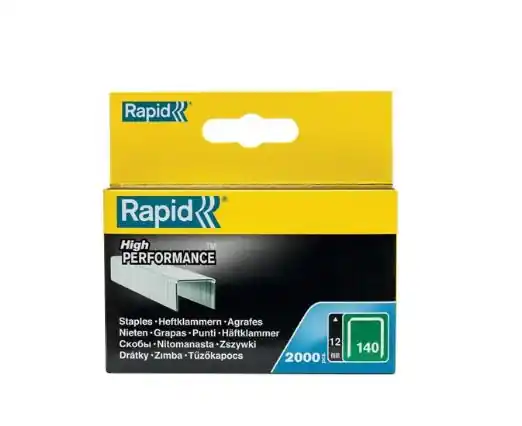 Rapid 11912331 No. 140 agrafes à fil plat 12 mm 2.000 pièces