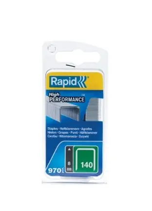 Rapid 40109514 No. 140 agrafes à fil plat 8 mm 970 pièces