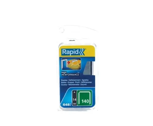 Rapid 40109576 No. 140 agrafes à fil plat DP 14 mm 650 pcs.