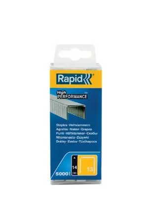 Rapid 40303082 Agrafes à fil fin No. 13 14 mm 5,000 pcs.