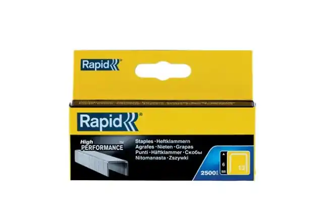 Rapid 11830725 No. 13 agrafes à fil fin 6 mm 2.500 pièces