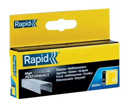 Rapid 11835625 No. 13 agrafes à fil fin 8 mm 2.500 pièces
