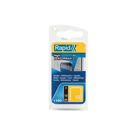 Rapid 40109521 Agrafes à fil fin n° 13 10 mm 1 100 pcs.