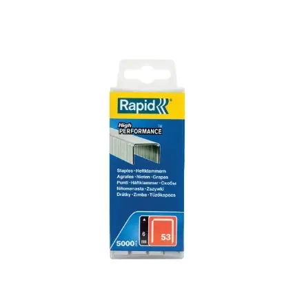 Rapid 40303083 Agrafes à fil fin n° 53 6 mm 5 000 pcs.