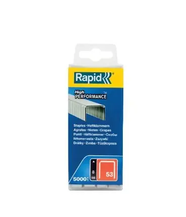 Rapid 40303084 Agrafes à fil fin No. 53 8 mm 5,000 pcs.