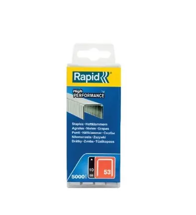 Rapid 40303085 Agrafes à fil fin No. 53 10 mm 5,000 pcs.