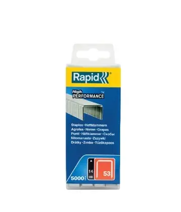 Rapid 40303087 Agrafes à fil fin n° 53 14 mm 5 000 pcs.