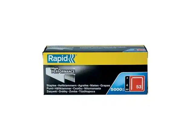 Rapid 23808700 Agrafes à fil fin No. 53 4 mm 5,000 pcs.