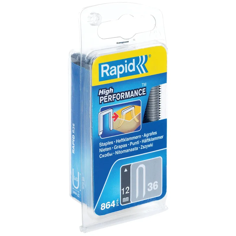 Rapid 40109626 No. 36 agrafes de câble 12 mm 864 pcs.