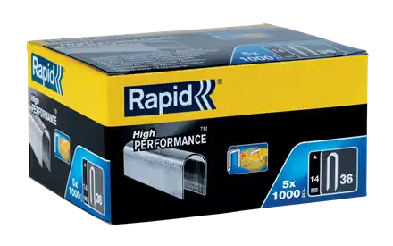 Rapid 11886910 Agrafes de câble No. 36 14 mm 5 x 1.000 pcs.